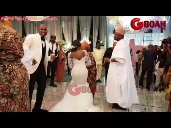 Video: Wow! Oba Elegushi Family show off their Dance Skill with the Bride Family As They Spray Them Money